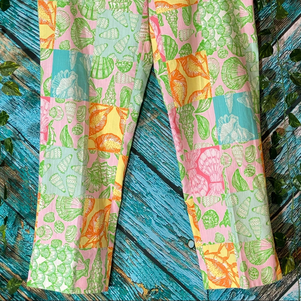 Lilly Pulitzer What The Shell Patch Print Capris - image 7